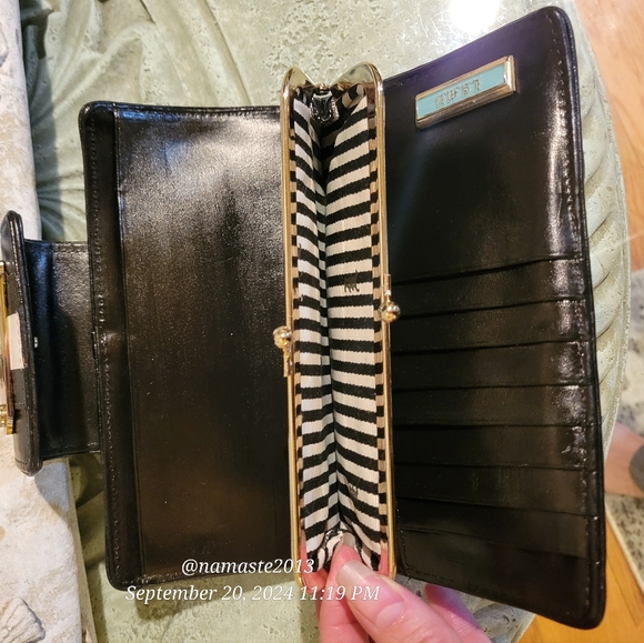 L.A.M.B. by Gwen Stefani Vachetta Leather Clutch-Wallet Designer Celebrity #50 - Picture 10 of 17